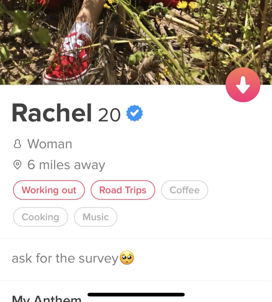 TheKanoosh's tweet photo. I was not expecting a survey for tinder matches.. oh my god https://t.co/lO8AIkbt7x