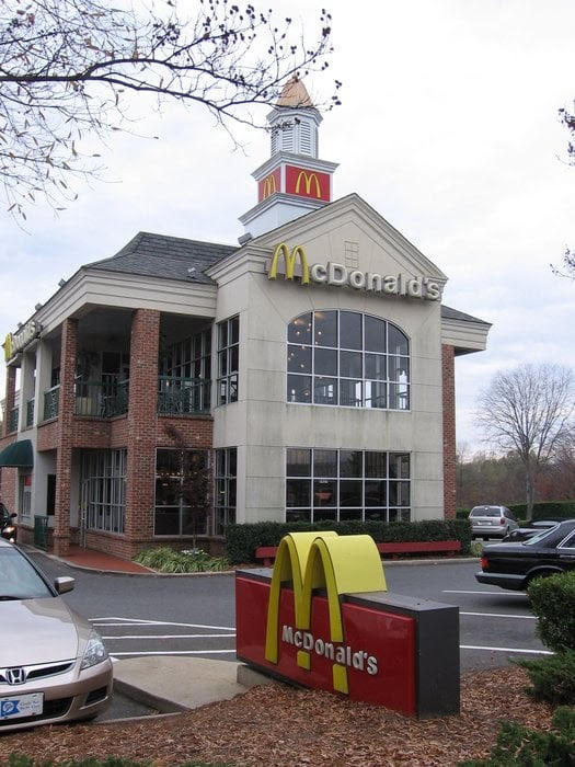 nonstandard mcdonald's on X: american colonial mcdonald's (date unknown)  southpark, charlotte, nc active  / X
