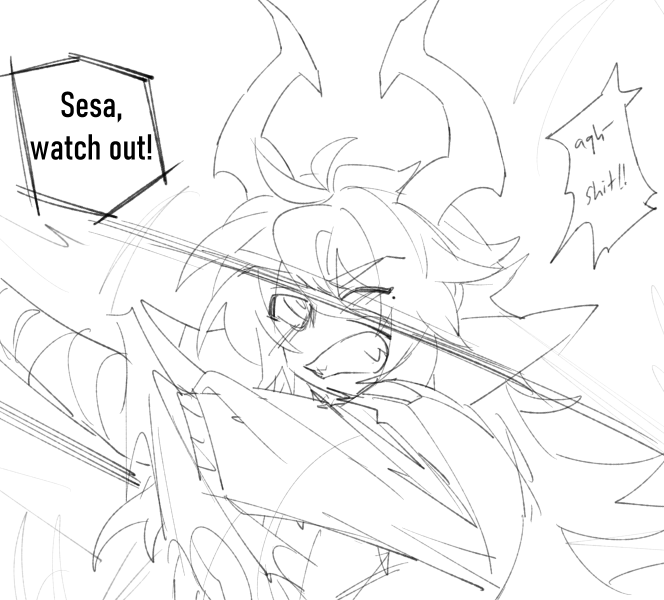 (sesadoc) my face is up here, doctor. 