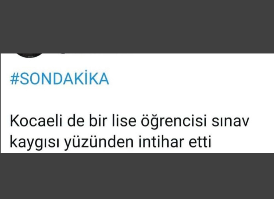 Allison29456463's tweet photo. #WHOSaveTurkishStudents
Bir kişiyi daha kaybettik arkadaşlar.
Tekrar soruyorum
Değdi mi?
Kanallara çıkıp eğitim sistemimiz mükemmel diyip övünmekle olmuyor. Sizin kurduğunuz eğitim sistemi yüzünden bir öğrenci intihar etti.
Mutlumusunuz bakanım?
#yaiptalyaistifa https://t.co/XMfepFCeI0