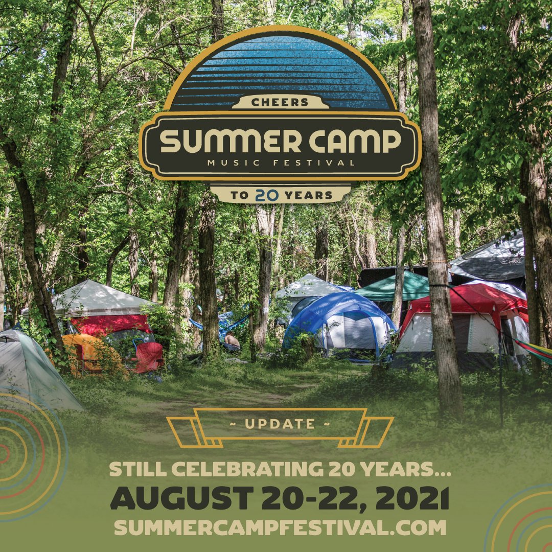 summercampfest's tweet photo. An update on our 20th Anniversary… See you August 20-22, 2021 SCampers!

https://t.co/wlm7WgIxlN https://t.co/GJmrhSWQiB