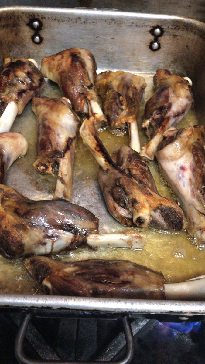 Lamb Shanks dinner special tonight #mertscharlotte