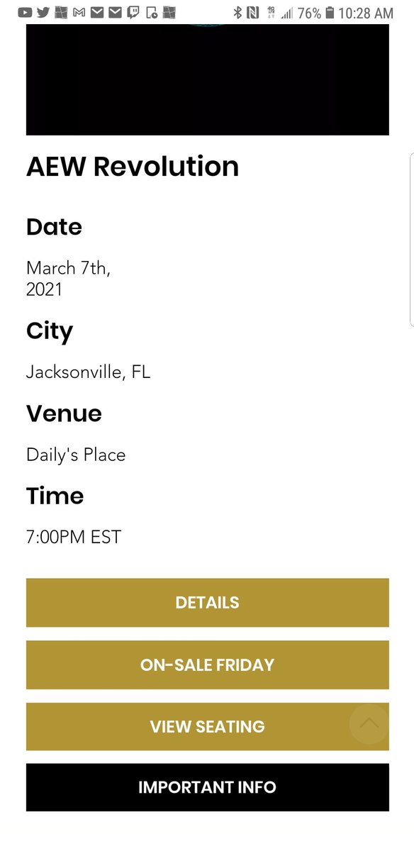 Willhemm85's tweet photo. @AEW @dailysplace Unfortunately trying to use the link it still has not updated and I was unable to secure a ticket for my girlfriend to be with me to celebrate my birthday that week at the show. https://t.co/2B2J8Zp8Zz