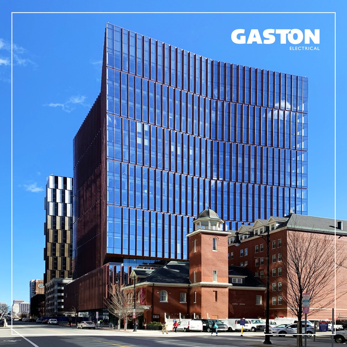 GastonElec's tweet photo. #FeaturedProjectFriday - Today we're spotlighting SoMA Site 5 at 314 Main Street in #KendallSquare. Great job by all Gaston Team Members and Project Partners who completed the Core & Shell phase of this 17-story, 440K SF tower. @necanet @necaboston @IBEW @IBEW103 @universalhub https://t.co/8e1odkw5W5