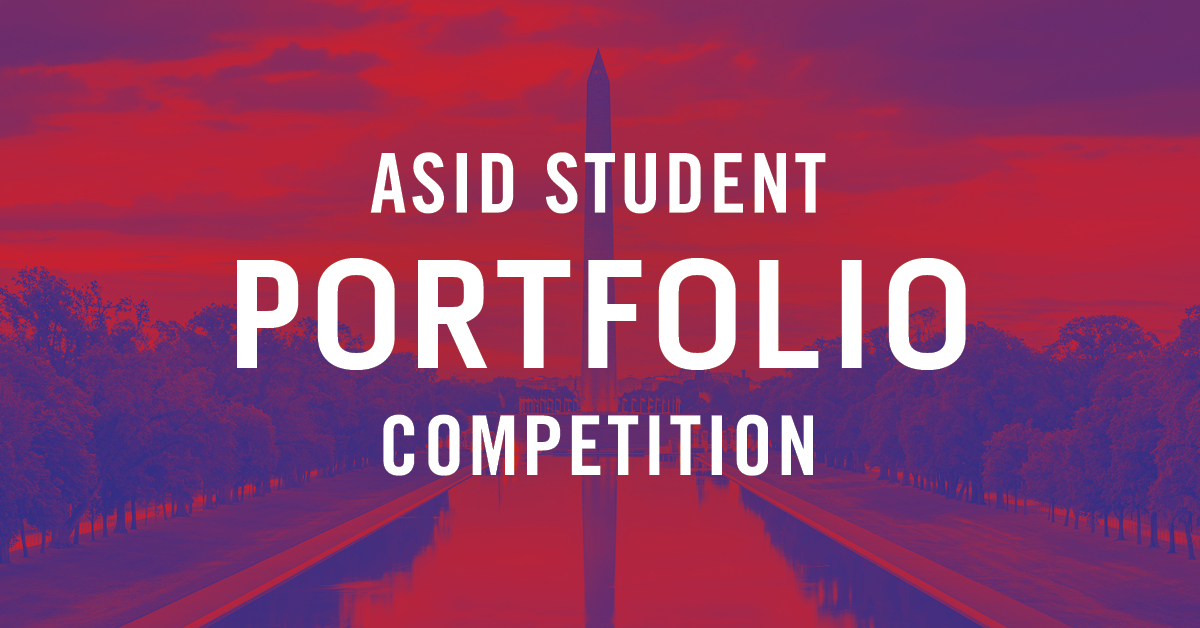 ASID's tweet image. ASID Student Portfolio Competition (SPC) DEADLINE EXTENDED! #DesignStudents, you now have until Wednesday, 3/3 at 11:59 p.m. ET to submit your portfolio for consideration. asid.org/resources/awar…