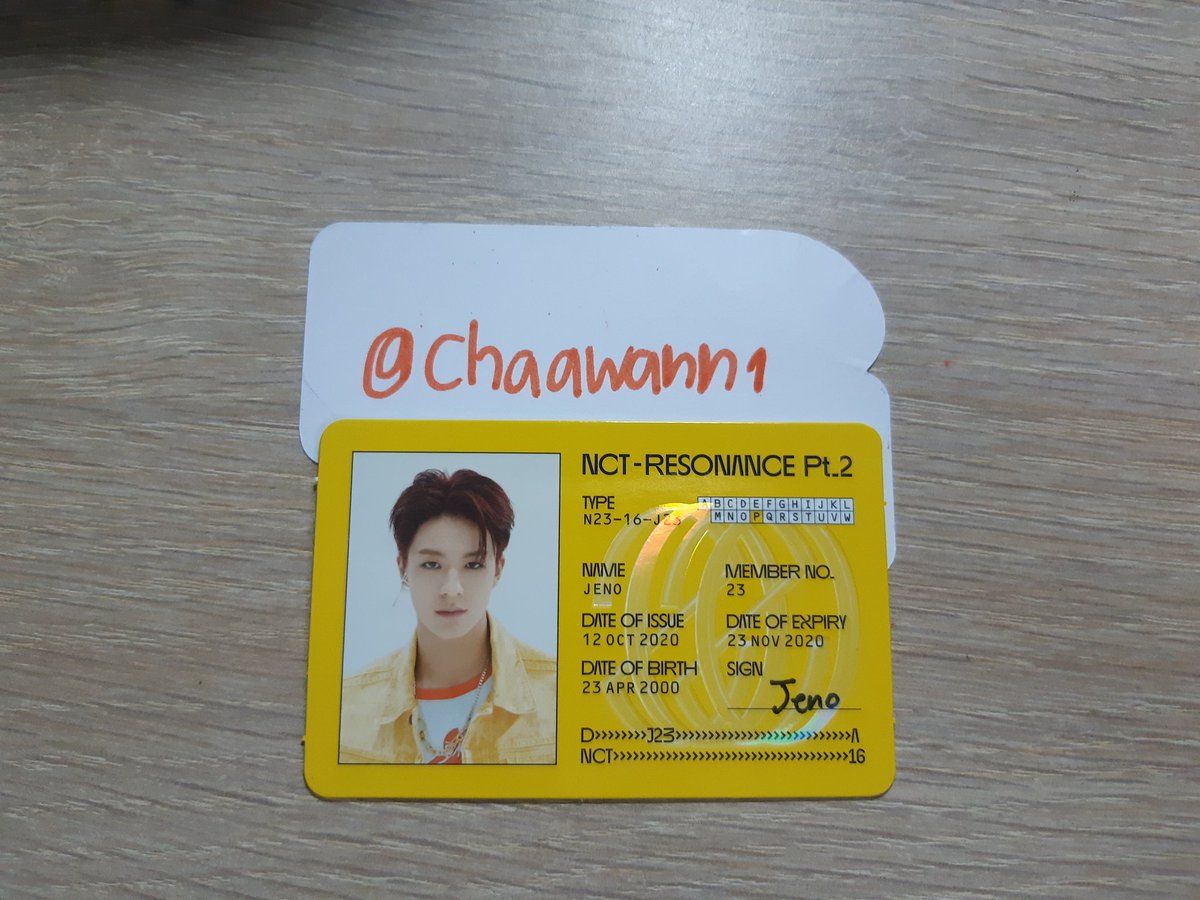 Chaawann1's tweet photo. 📌ID เจโน่ สภาพดี
🌠400 บาทรวมส่ง ค่ะ
ขอดูรูปภาพเพิ่มเติมได้นะคะ🙇‍♀️
#ตลาดนัดnct2020 #ตลาดนัดnct https://t.co/Y91WhxWo8z