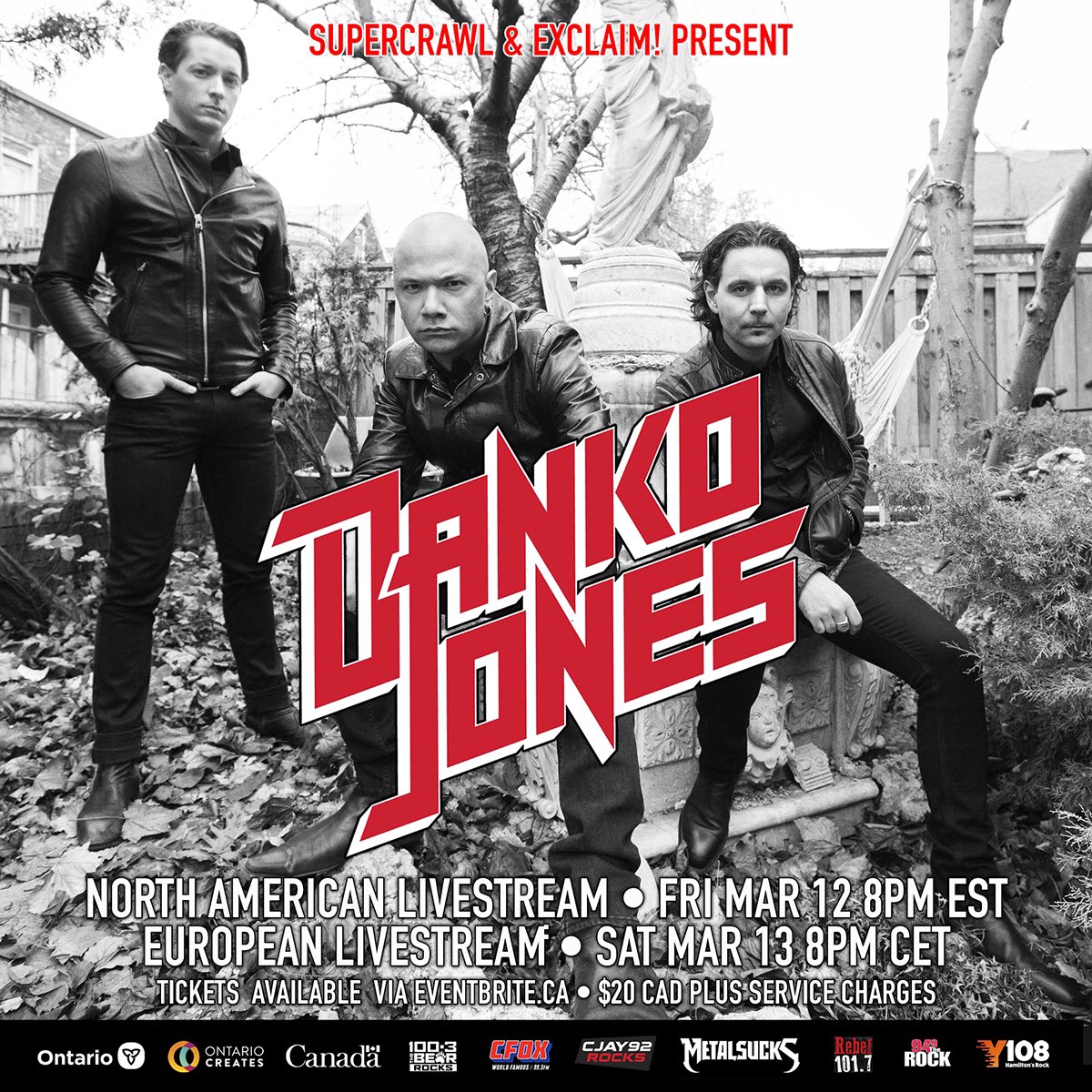 Danko Jones (@dankojones) on Twitter photo 2021 is the 25th anniversary of our band. To celebrate our silver jubilee, we are holding our first ever livestreams and we may even be premiering some new material.
Are you ready? We’re goddamn ready. <a href="/exclaimnews/">Exclaim! News</a> <a href="/supercrawl/">Supercrawl</a> 2021 is the 25th anniversary of our band. To celebrate our silver jubilee, we are holding our first ever livestreams and we may even be premiering some new material.
Are you ready? We’re goddamn ready. <a href="/exclaimnews/">Exclaim! News</a> <a href="/supercrawl/">Supercrawl</a>