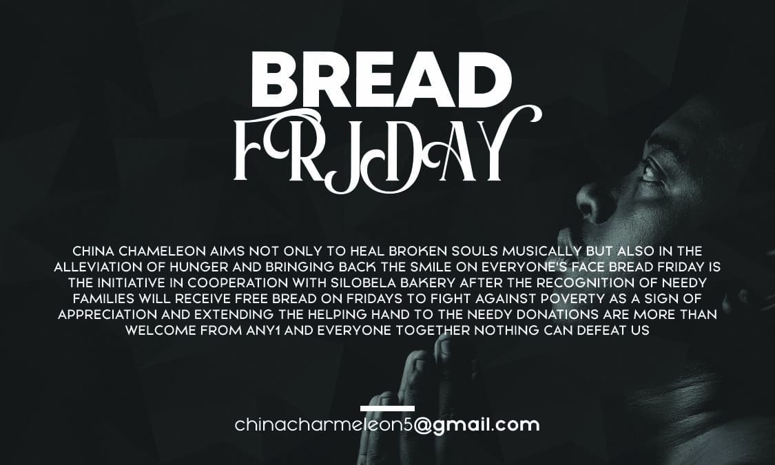 MabhiznisN's tweet photo. @CharmeleonChina
#breadfriday
Thank you so much @CharmeleonChina for the generous loving caring heart for the community. Thanks to all the donations they really means a lot.
#breadfriday has reached more than 100 community members in one day🙏 https://t.co/dDlBDUQR7R
