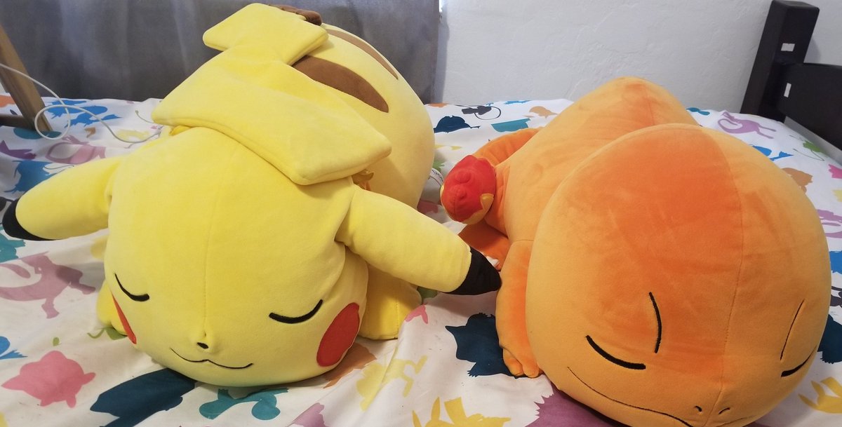 charmander sleeping plush