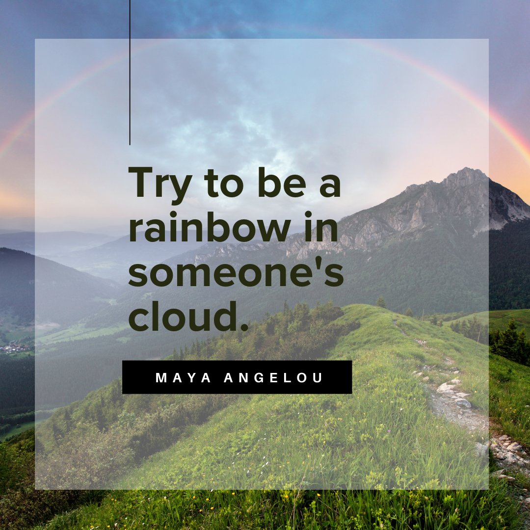 MindStreamInc's tweet image. Inspiration can come from many things. When you market, the focus shouldn't be on you, but on engaging and inspiring others to be their best self. We all need something to smile about. Try being the rainbow in someone's cloud today.