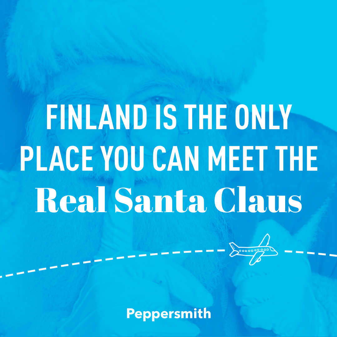 Swipe ➡️ 

#WIN the chance to experience Finland, from spotting the Northern Lights to meeting the real Santa Claus, swipe along and visit our Instagram Story Highlight to find out how you can visit the happiest country in the world.

instagram.com/peppersmithuk/

#ProjectSmile