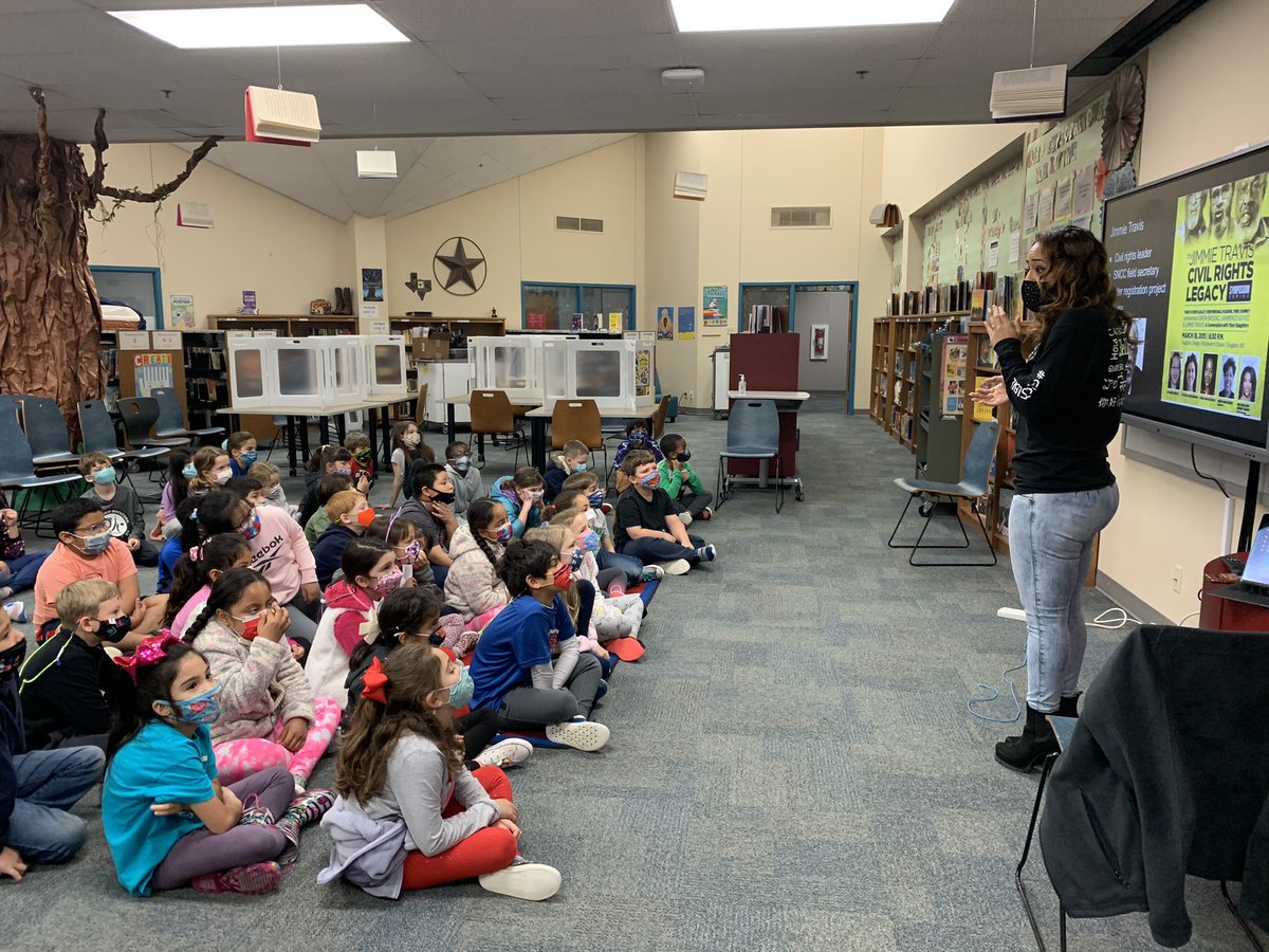 HotzEmilia's tweet photo. Thank you Tara for sharing your amazing story with us!!! You made Black History Month so much more relevant for second grade at Wilson Elementary. #WilsonWay #WilsonRangers #BlackHistoryMonth2021 https://t.co/0qzow6g4sQ