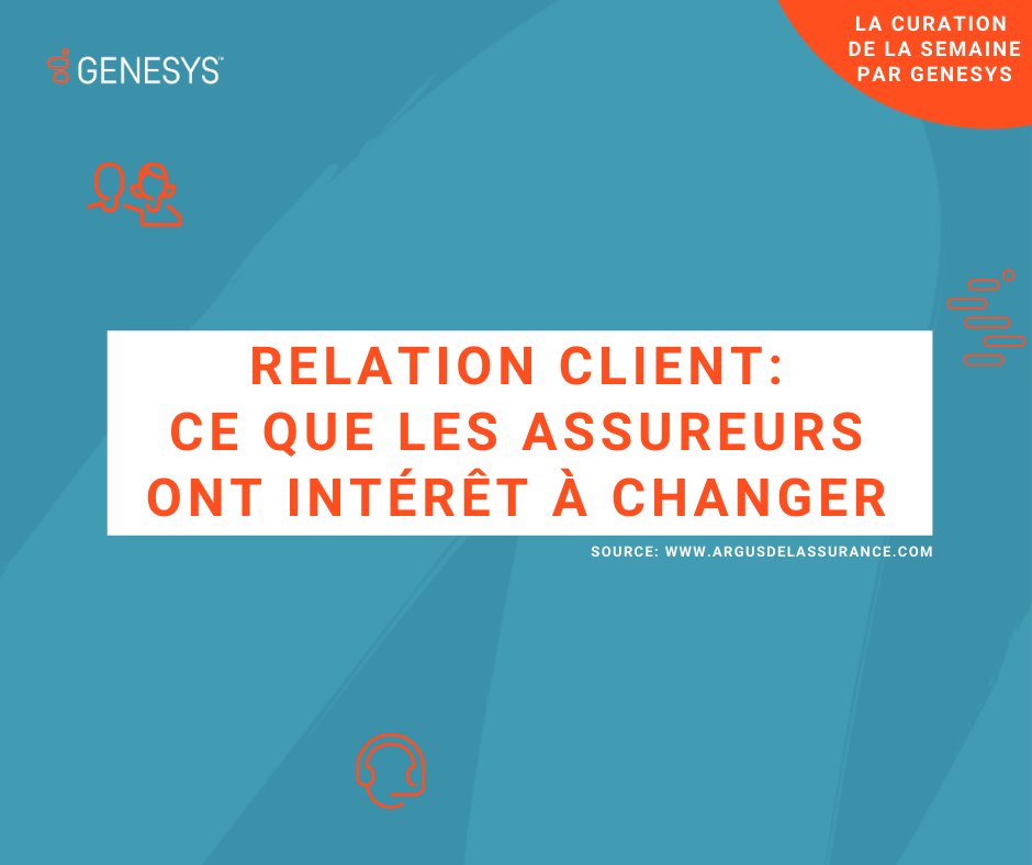GenesysFrance's tweet photo. Le secteur de l’#assurance est engagé dans l’#amélioration de la #relationclient et de la #CX. Une étude de #Academieduservice révèle que l’assurance se trouve en 3è position avec 54% de satisfaction. @ThierrySpencer revient sur les leviers d’amélioration
https://t.co/RmKLS2g2XP https://t.co/A335wWZVVW