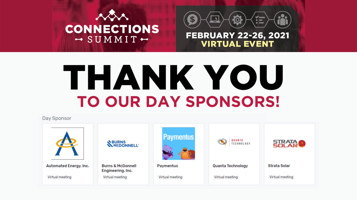 ElectriCitiesNC's tweet photo. #ECConnect wraps up today, and we couldn't put on great events like this without our sponsors. A huge #ThankYou to everyone involved in pulling off this great conference! https://t.co/K5VT71j6kX