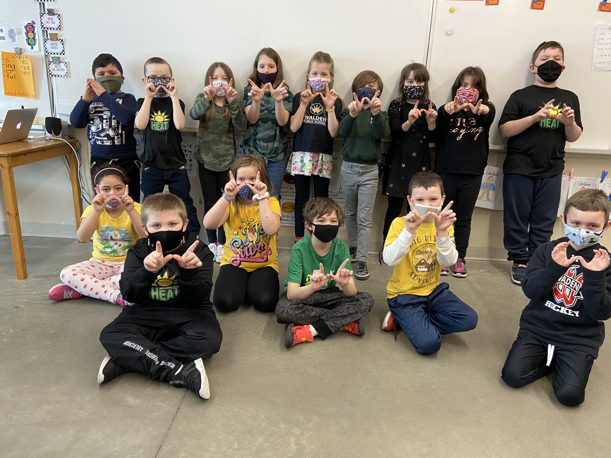 KMTeach6's tweet photo. Happy Spirit Day! It doesn’t matter who improves in this class, everyone celebrates! Whether it is moving up in the Lexia program, in reading levels, or advancing through the math facts, everyone cheers, claps, and recognizes the growth! We're all moving in the right direction! https://t.co/Z7pUr5r1Ww