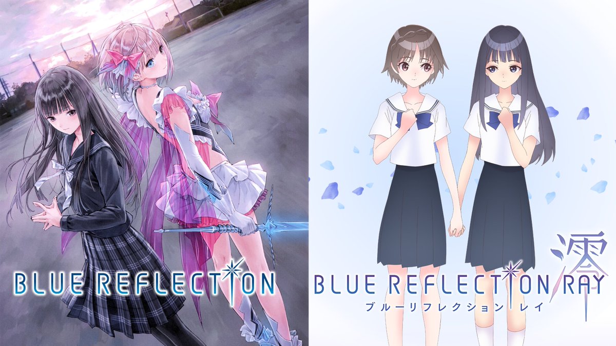 Finley on Twitter Comparison between Blue Reflection game and Blue  Reflection Ray anime A thread httpstco4XzLxRLyh9  Twitter