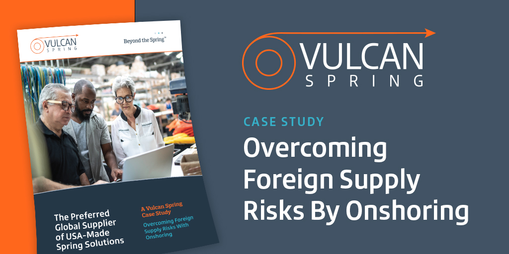 Vulcan Spring on Twitter "Manufacturers turned to Vulcan Spring when