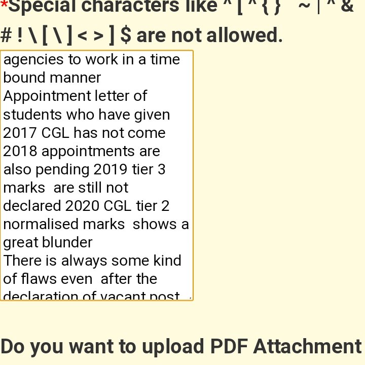 Deepans81281705's tweet photo. @RaMoSirOfficial 
@abhinaymaths 
@RbeJain 
@CareerwillApp 
Done with my part.
When will you?.
Here is a example of what we should say in our grievance..
Make sure you make these grievances filled by you friends also..
#modi_job_do
#support_us
#speakup https://t.co/cBHWjWFoV2