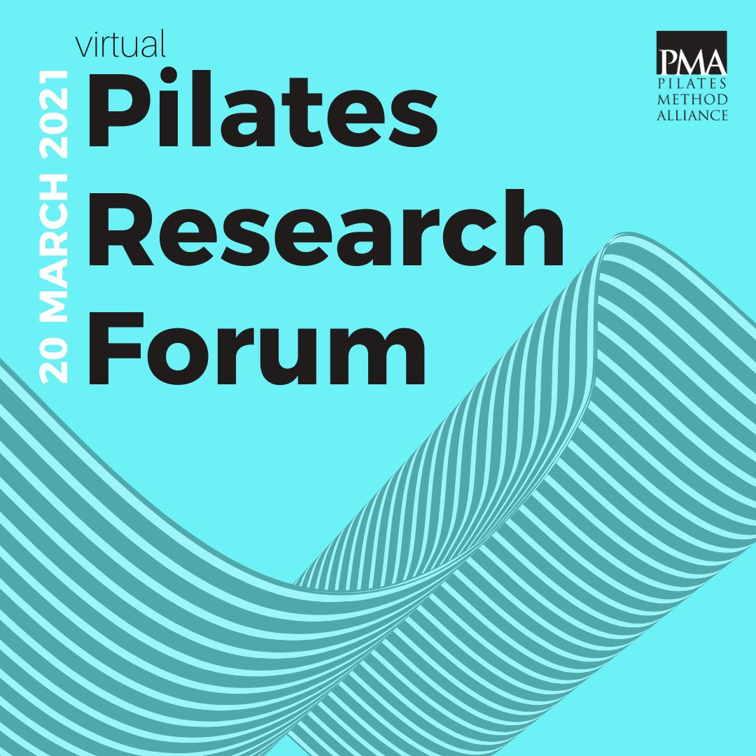 Join us for the 10th Annual Pilates Research Forum Virtual Event! 

Eight authors from around the globe will present the latest research on Pilates!

Click here to learn more: bit.ly/2021-Virtual-R…

#pilates #pilatesresearch
