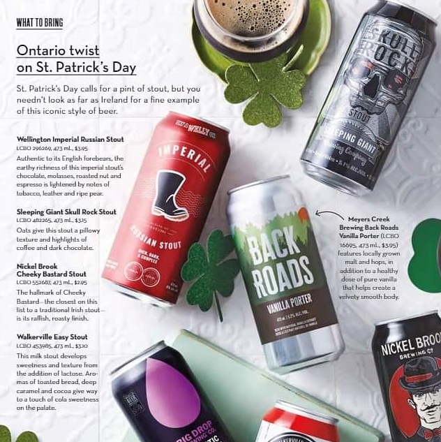 MeyersCreekBrew's tweet photo. Hey look! MCBC Back Roads Vanilla Porter is featured in the Spring 2021 edition of LCBO's Food and Drink magazine. Pick up a copy today. Back Roads is currently only available through select LCBO stores and licensees. Thank you Andrew @forkedriver for the heads up! https://t.co/Ixi8KX12jD