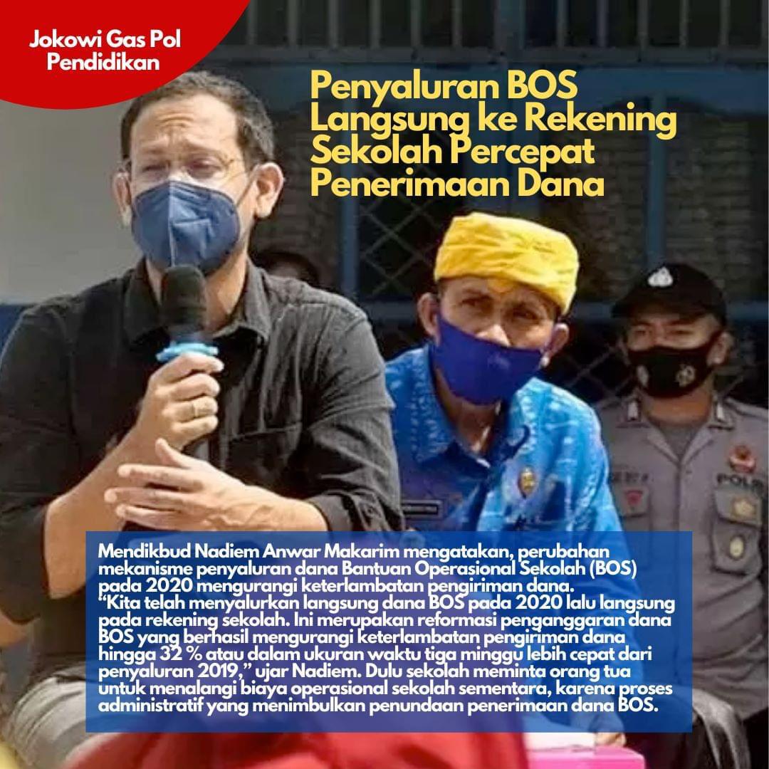 HidayatRahmatt3's tweet photo. Penyaluran BOS langsung ke rekning sekolah percepat penerimaan dana @LinNasution https://t.co/e2hlLFQ2p1