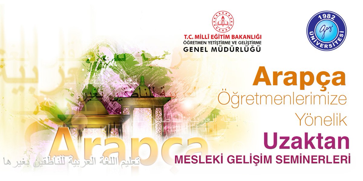 İngilizce ve Fransızca öğretmenlerimizden sonra Arapça öğretmenlerimiz için de 2021 yılı mesleki gelişim seminerlerimizi başlattık. Çözüm ortağımız Gazi Üniversitesi'ne teşekkür ederiz. Başarılar dilerim. Takvim: ogretmen.meb.gov.tr/haberler-ve-du…
<a href="/ziyaselcuk/">Ziya Selçuk</a> 
<a href="/safran1958/">Mustafa SAFRAN</a>
<a href="/Gazi_Universite/">Gazi Üniversitesi</a>