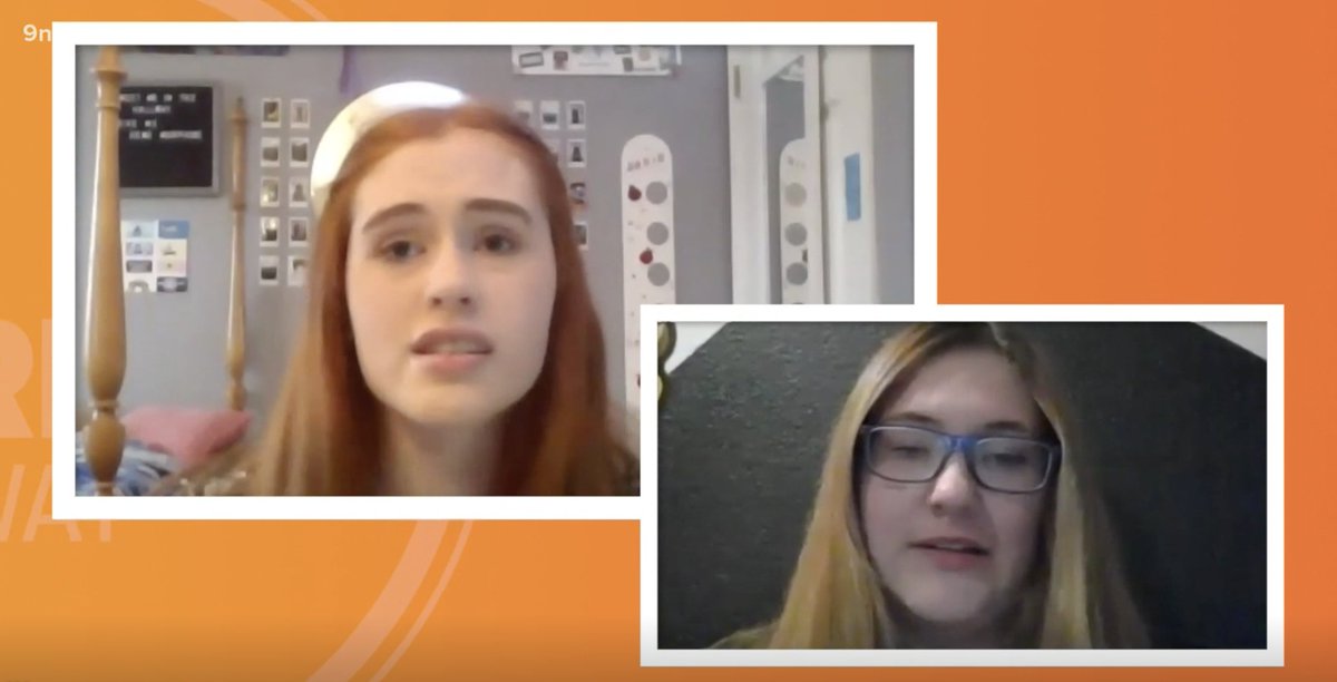 CCSDK12's tweet photo. .@ClarenceBuff Isabelle Kerr (Izzy) a childhood cancer survivor &amp; best friend, @WeAreEaglecrest Abbie Kemper, whose brother is a cancer survivor, are raising money for the @LLSusa to help find a cure! ❤️

WATCH: https://t.co/DCgjjtwon2

#CCSDForwardTogether #CCSDK12 https://t.co/RZ8LHi2hrq
