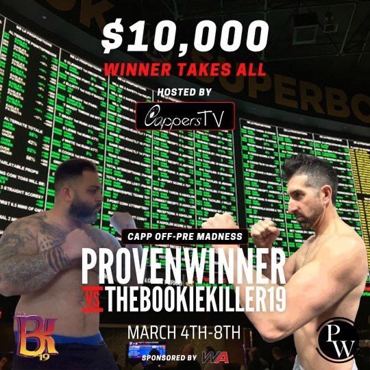 CappersTv's tweet photo. It’s OFFICIAL!!!!!! 

#cappoffpremadness #GamblingTwiitter 

@ProvenWinners 
@wagerattack 

📝 -3 plays a day for 5 days 
📝 - 120 Max Juice
📝 - No Teasers Or Parlays 
📝- All Sports &amp; Prop Bets Welcomed https://t.co/awQEiVRUQ0