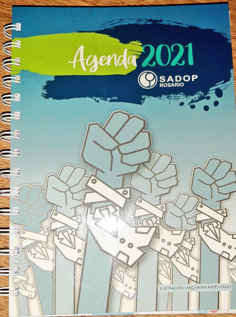tincholucero's tweet photo. Un sueño hecho realidad. La agenda de @sadoprosario ilustrada por el compañero, afiliado al sindicato y amigo @JavierArmentano 

Terrible lujo, ver los meses a través de sus dibujos. 

Gracias!!!! https://t.co/4gteUDSScL