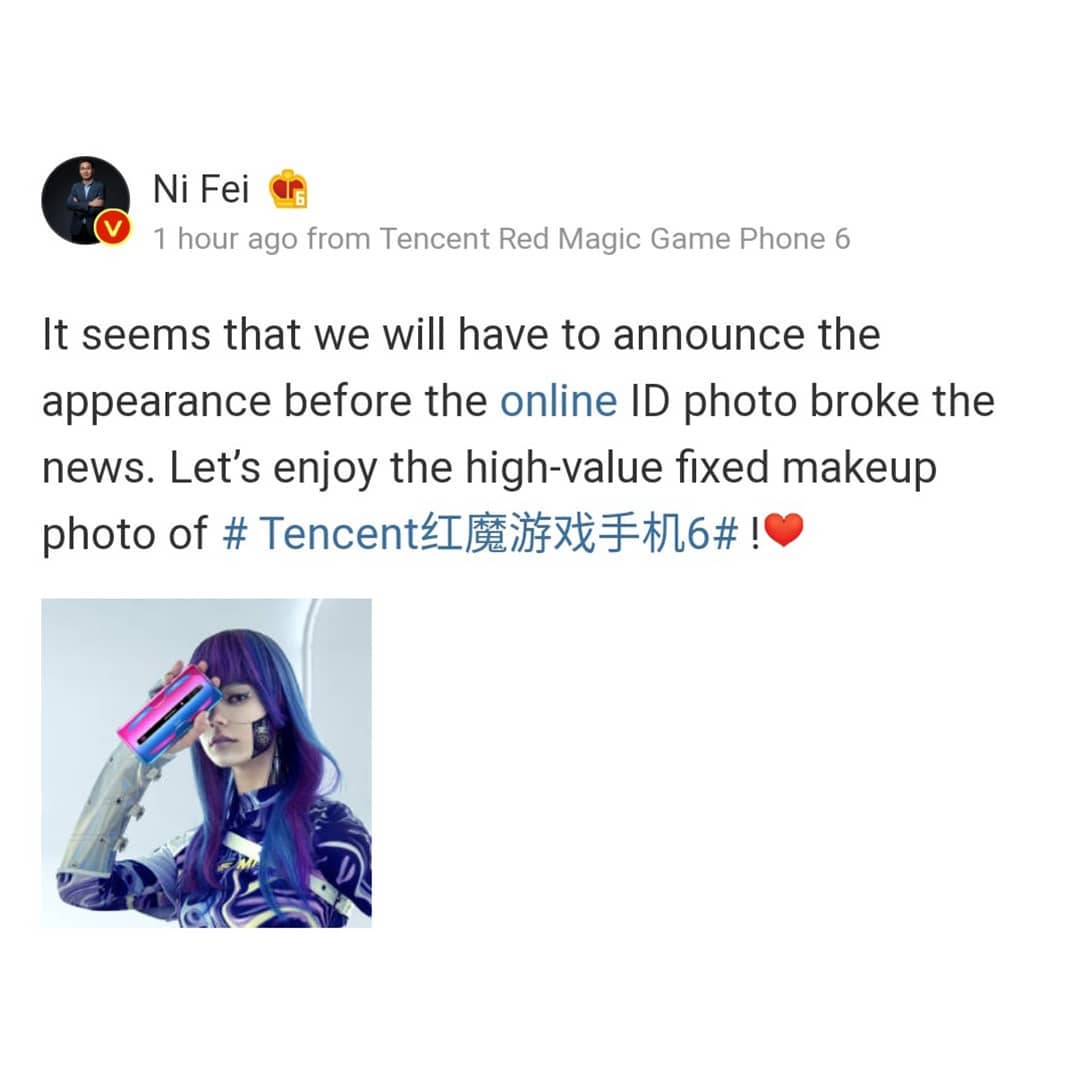 64_BitTech's tweet photo. Nubia's RedMagic 6 official first look
.
.
#Nubia #RedMagic6 #RedMagic #Zte #gaming #android12 #gamingphone #redmagicgaming #redmagicwatch https://t.co/Kw9QsL0olW