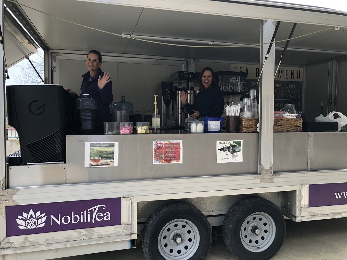 TIVYHS's tweet image. Thanks NobiliTea  Kerrville for helping the #tivybest PTO treat our teachers today! @kerrvilleisd
