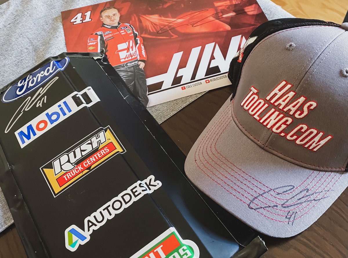 Went big for the first HaasTooling.com giveaway of the season!

ENTER TO WIN:
1. Follow <a href="/ColeCuster/">Cole Custer</a> &amp; <a href="/Haas_Automation/">Haas Automation, Inc</a>
2. Retweet

Enter now - 2/28/21 at 12am ET.

#HaasAutomation #HaasTooling #NASCAR #DixieVodka400