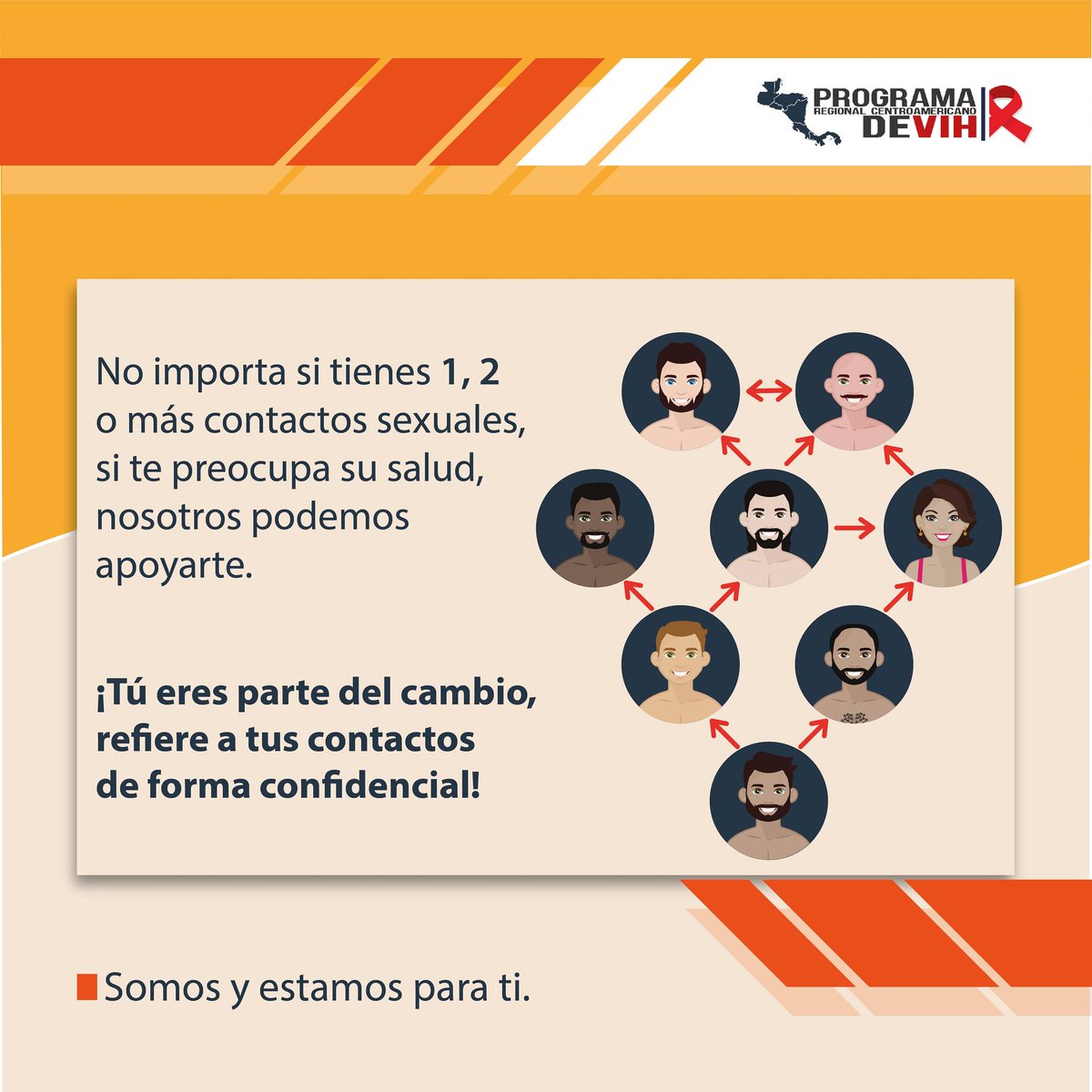 PRCVIH's tweet photo. Anima a tus contactos sexuales a hacerse la prueba de VIH. Somos y estamos para ti. #vih #refiereatuscontactos #VICITS #CLAM #TeRetoAAnimarte #HazteLaPruebaDeVIH #PruebasVIH #Pruebas #CentroAmerica #Guatemala #CES #UVG #NotificacionAsistidaDeContactos #NAC #Nacional #NacionalesGt https://t.co/caAAHpeGNz
