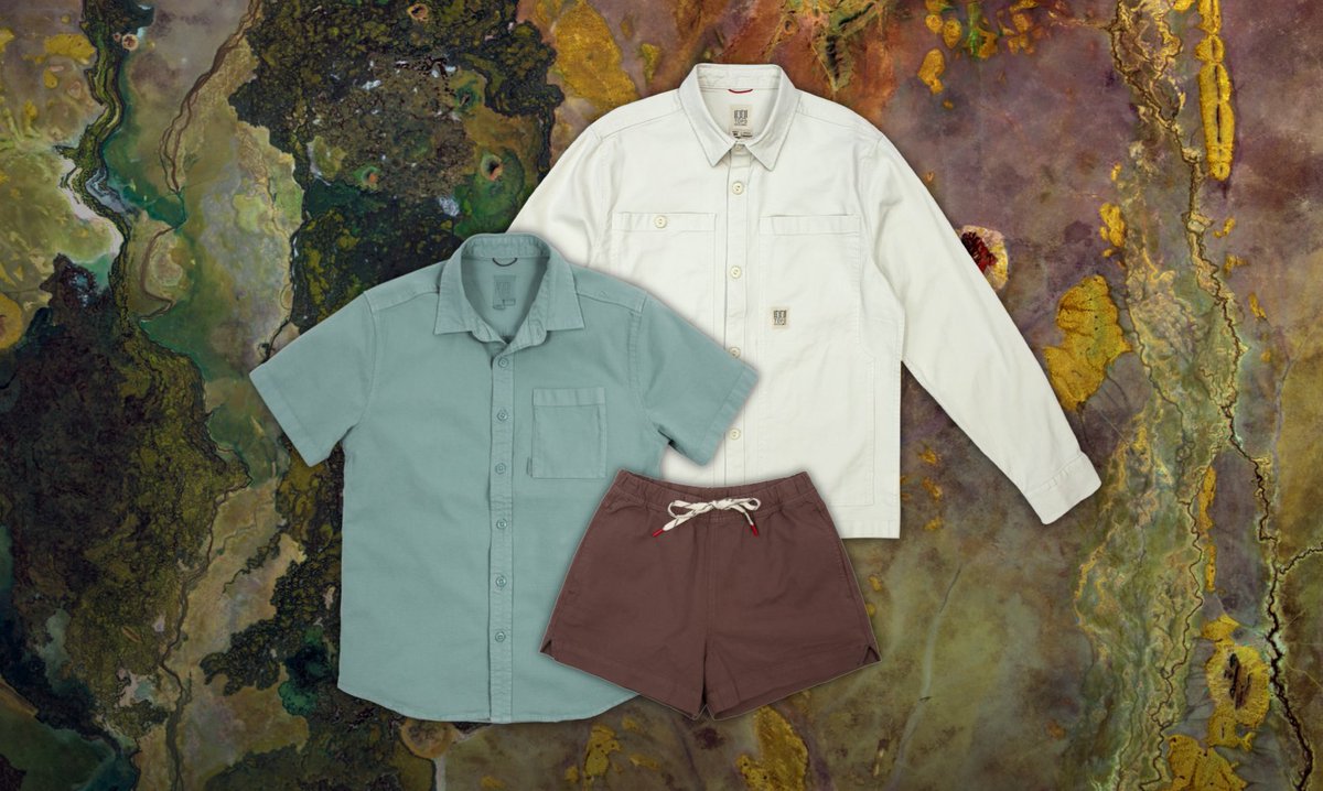 TopoDesignsUSA's tweet photo. With the change of season right around the corner, we’ve expanded our offering of the bestselling Dirt Collection with new styles & colors for men & women. Dig in at the link below. 🌱
https://t.co/ylR4mHJErD
#madeforyourmap #digin https://t.co/b6RX7n9IUq