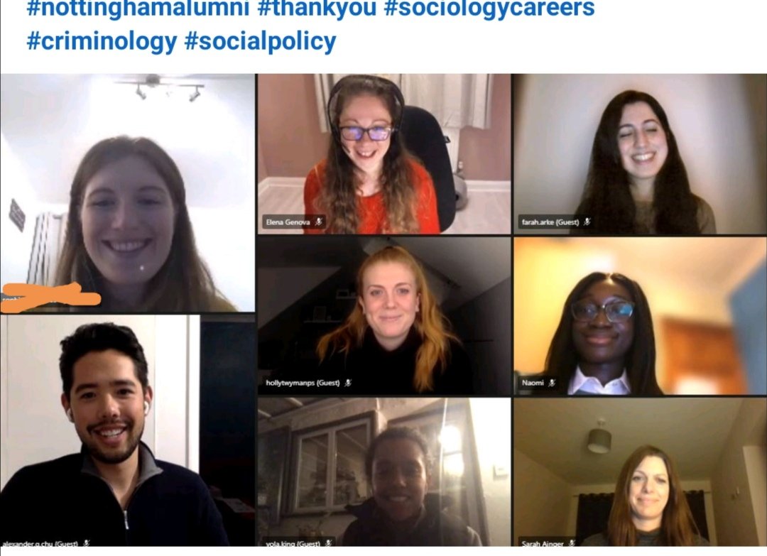 It was an absolute honour to speak at  <a href="/UoNSociology/">UoNSociology</a> careers event about my career so far. 

It was great to see so many young people engaged in social research and passionate about furthering their careers. 

Thank you <a href="/UoNSociology/">UoNSociology</a> for hosting