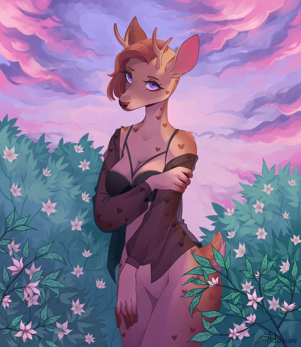 YCH 🌺

I already had a similar art a year ago. Can this be considered a kind of redraw haha? :D

I enjoyed working on this art ~

#furry #anthro #furryart #anthroart #deer #furrydeer #anthrodeer #dawn #ych #ychcommission #femaledeer