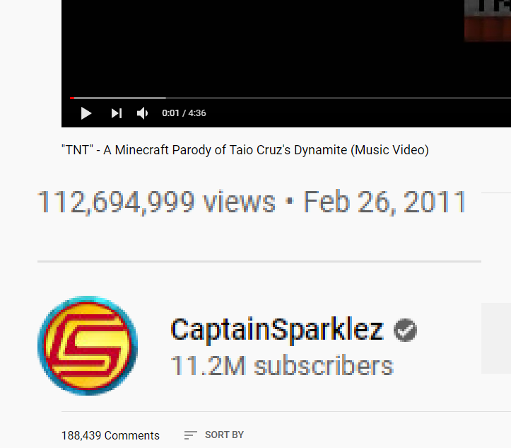 CaptainSparklez's tweet image. TNT is 10 years old today and I am old