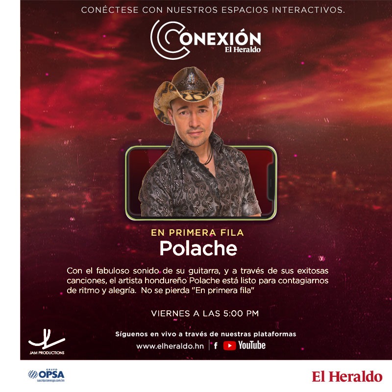 diarioelheraldo's tweet photo. ¡Llegó el día! 😍😍
@PolacheHN ya está listo para engalanar nuestro segmento “En primera fila”, a través de Conexión EL HERALDO. Nuestra cita es a las 5:00 de la tarde ❤️
#enprimerafila #jamproductions #conexiónelheraldo https://t.co/5ZCVQLdd9e