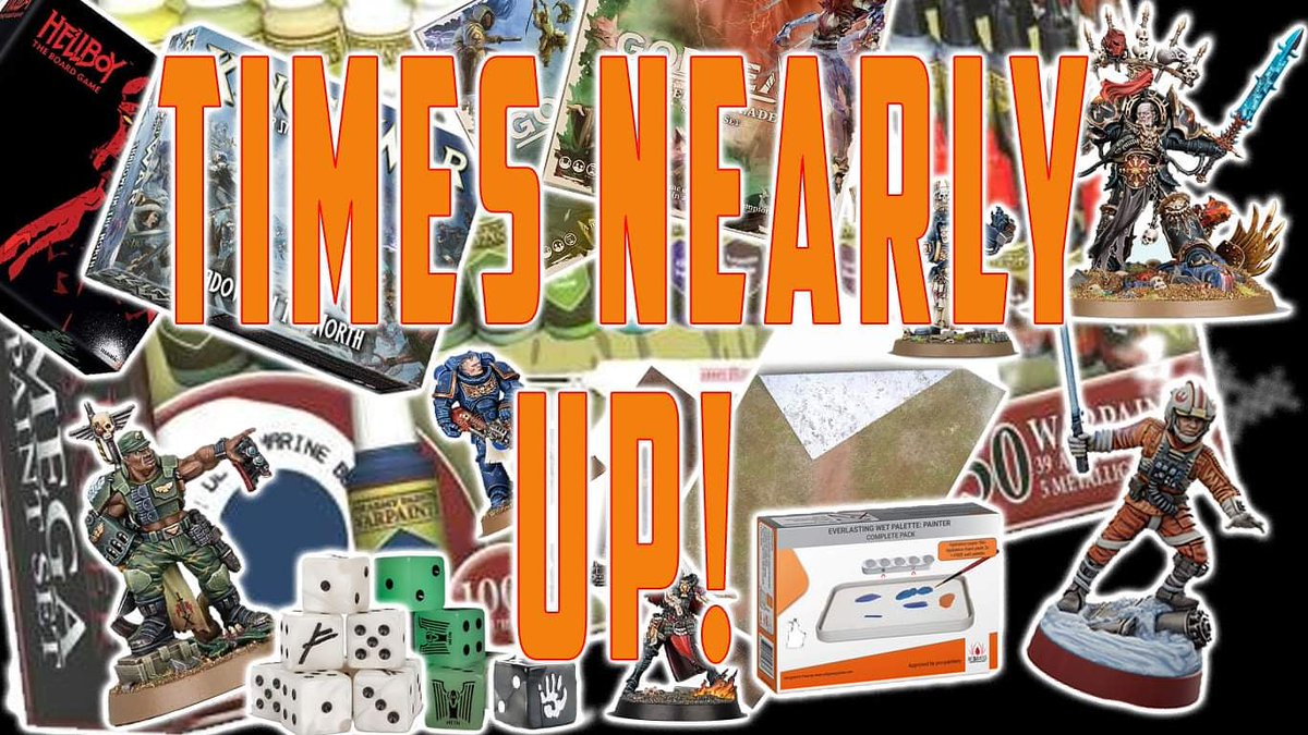 TIMES NEARLY UP TO ENTER!
Get over to Top Table Gaming's facebook group and get on the pinned post!!!!
Comp closes Sunday, enter now!!
facebook.com/groups/2360451…

#giveaway #hobby #gaming #prizes