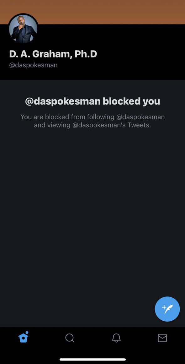 KU_BSC's tweet photo. What did we do to get blocked? You said that you saw our tweets but weren’t directed at you. So we mentioned you . Then said the tweets were @ the wrong people. 

So by “wrong people” did you mean that y’all just don’t care ? 

We tried to mention the right ppl and this happens? https://t.co/SNBkg7nKCG