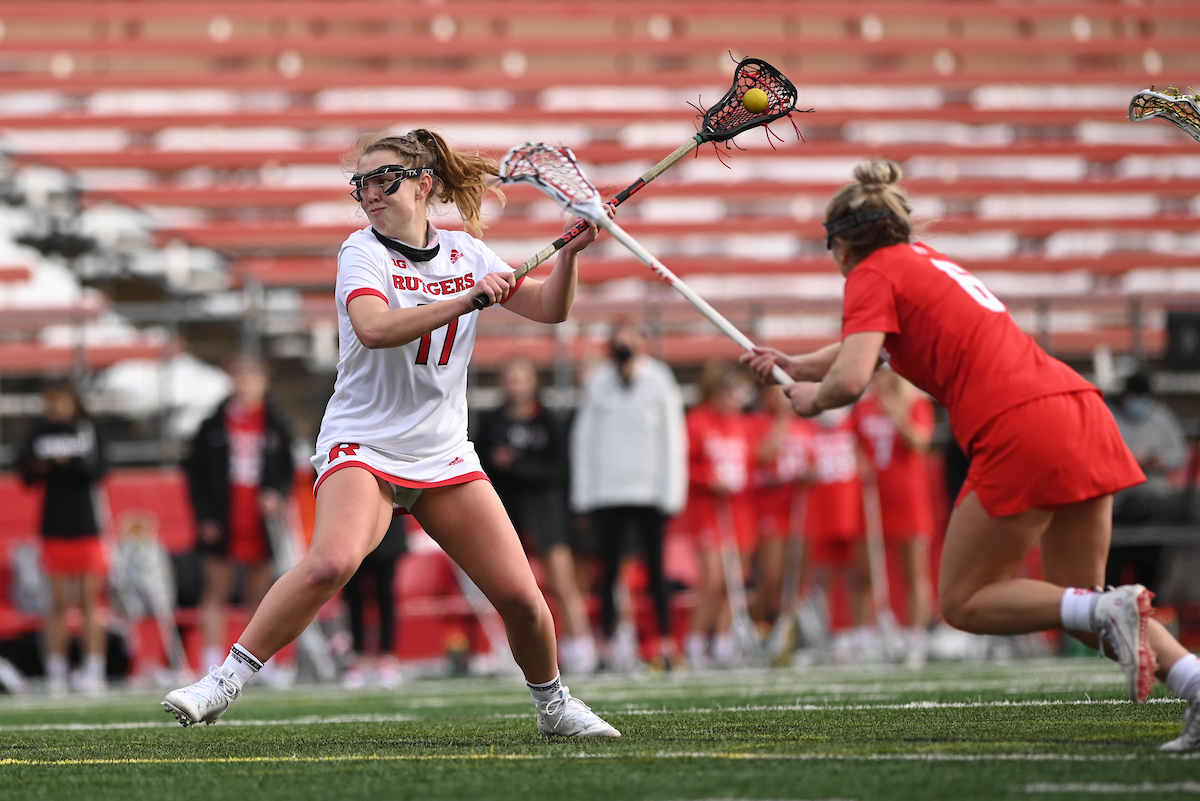 RUAthletics's tweet photo. Give it up for @ttnaslonski and @cassidy_spilis, who combined for 9 goals in No. 24 @rutgers_wlax's 12-9 win over No. 19 Ohio State! #GoRU https://t.co/kYq2tCntkF