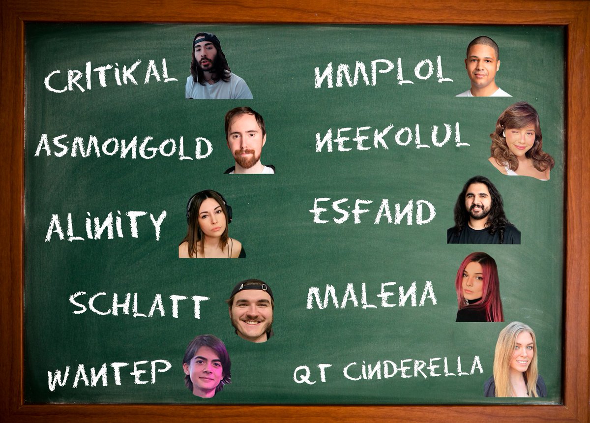 OTK (@otknetwork) on Twitter photo FIRST OTK SPELLING BEE is LIVE!! π
featuring:
π <a href="/MoistCr1TiKaL/">Charlie</a>
π <a href="/jschlatt/">Schlatt</a>
π <a href="/EsfandTV/">Esfand</a>
π <a href="/Asmongold/">Zack</a>
π <a href="/nmplol/">Nick Polom</a>
π <a href="/malenatudi/">malena</a>
π <a href="/WWantep/">wantep</a>
π @AlinityTwitch
π <a href="/neekolul/">neekolul β’α΄β’</a>
π <a href="/qtcinderella/">QTCinderella</a>
GET IN HERE: Twitch.tv/Mizkif FIRST OTK SPELLING BEE is LIVE!! π
featuring:
π <a href="/MoistCr1TiKaL/">Charlie</a>
π <a href="/jschlatt/">Schlatt</a>
π <a href="/EsfandTV/">Esfand</a>
π <a href="/Asmongold/">Zack</a>
π <a href="/nmplol/">Nick Polom</a>
π <a href="/malenatudi/">malena</a>
π <a href="/WWantep/">wantep</a>
π @AlinityTwitch
π <a href="/neekolul/">neekolul β’α΄β’</a>
π <a href="/qtcinderella/">QTCinderella</a>
GET IN HERE: Twitch.tv/Mizkif
