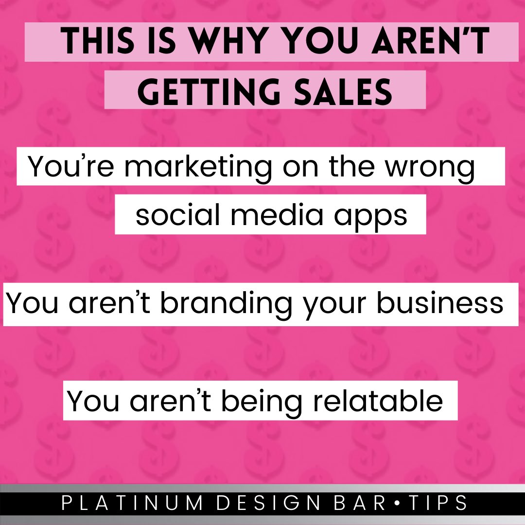 Pdesignbar's tweet photo. 1. Your clients may not be on Facebook but they can be on Instagram. 2. Branding is one tool that helps you market to the right people. 3. Stop being so formal and show your personality.  #DigitalMarketing #socialmedia https://t.co/veFvvgOmjC