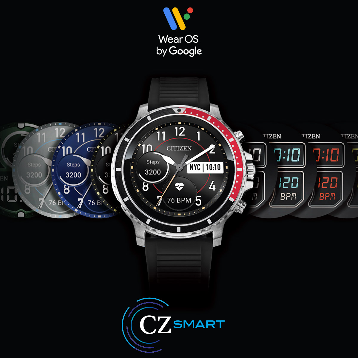 CitizendeMexico's tweet photo. ¿Has imaginado poder cambiar la carátula de tu reloj con sólo un toque? ¡Próximamente podrás hacerlo!... Un reloj diseñado para cada momento. #CZSmart #Citizen #Smartwatch #WearOSbyGoogle #RelojesCitizen #NewGeneration https://t.co/9I7iF7izWB