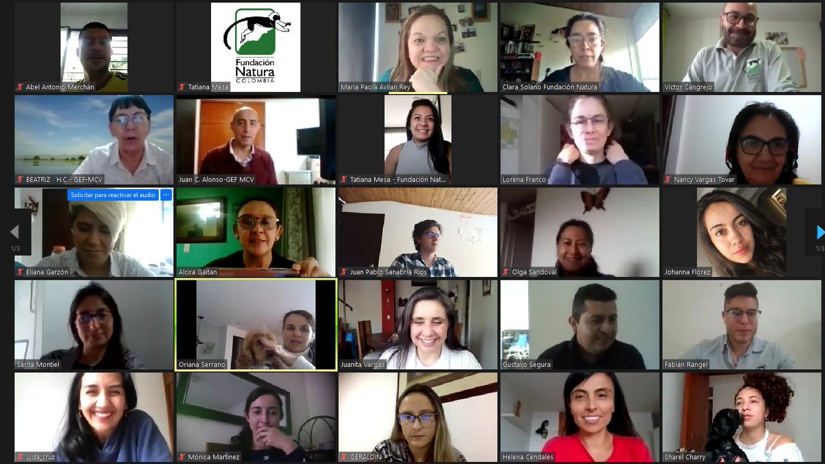 fundacionnatura's tweet photo. Esta semana llevamos a cabo nuestra jornada de entrenamiento y desarrollo interno #FN2021 en donde intercambiamos experiencias, conocimientos y avanzamos en el fortalecimiento de la institución. https://t.co/OWISeMctr6