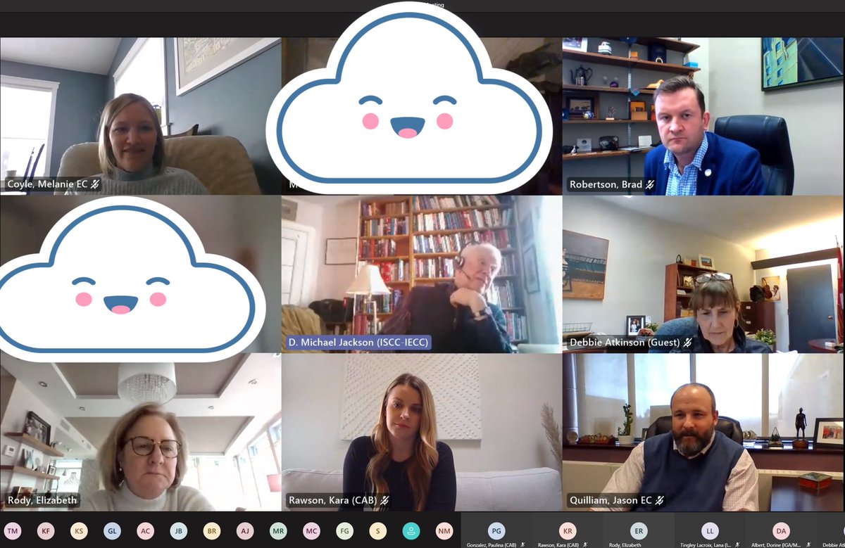 jtquilliam's tweet image. #ProtocolMatters - a great chat this afternoon with Prov-Terr protocol practitioners across the country. Dr. D. Michael Jackson, President of the Institute for the Study of the Crown in Canada, spoke our group about a number of interesting Crown-related topics. @fairdinkumbrad