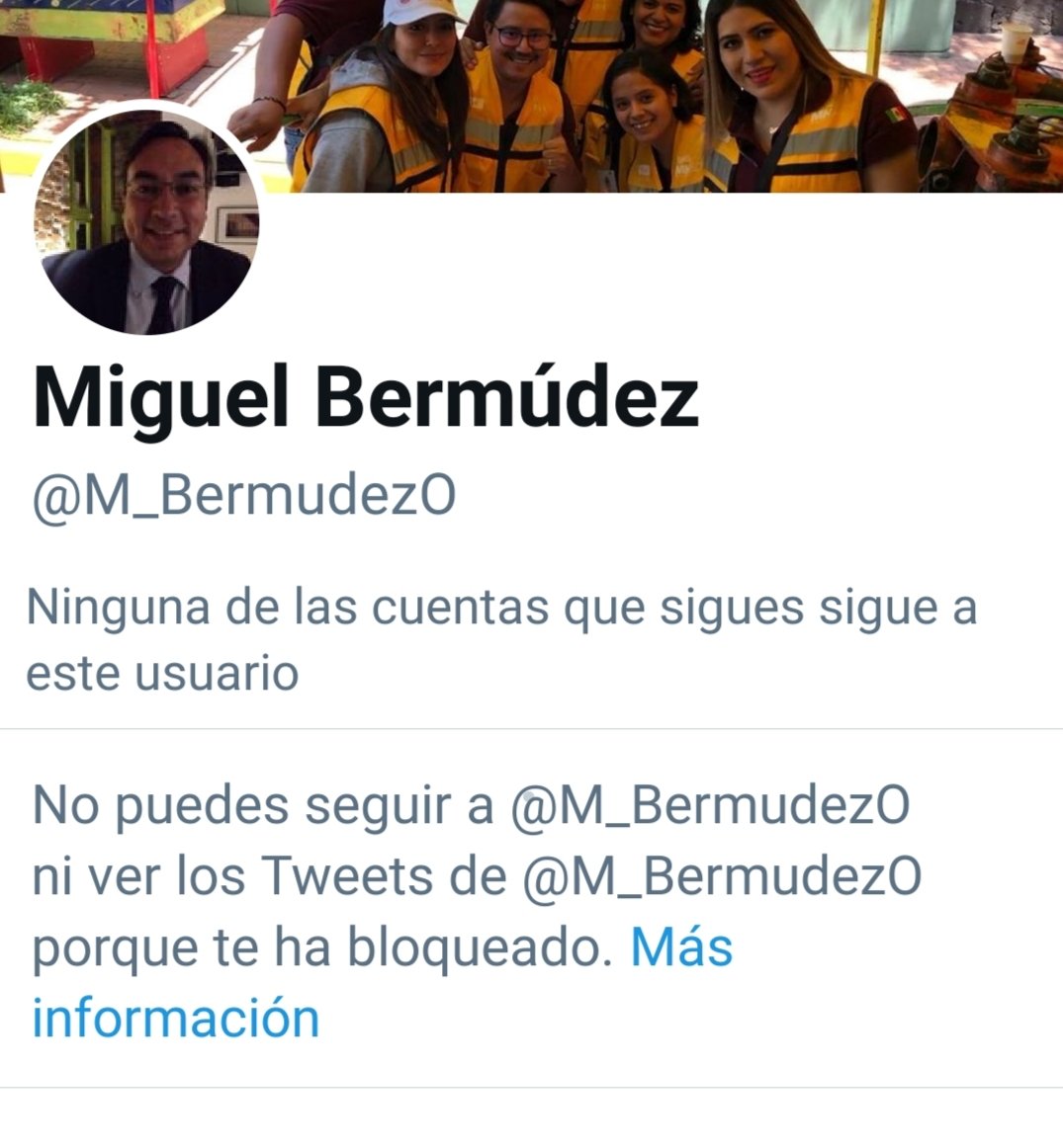 Miguelito Bermúdez no le gusta que le digan nada, este servidor público nos bloqueo entonces clase de personal atiende en la <a href="/AlcaldiaMHmx/">Alcaldía Miguel Hidalgo</a> ? Dame tu opinión <a href="/DenunciasCiud12/">Denunciasciudadanas</a>
Y <a href="/marlenekleinz/">#rescatemospolanco💜</a> ? x.com/NCopaco/status… <a href="/vromog/">Victor Romo</a> <a href="/ContraloriaCDMX/">Secretaría de la Contraloría General CDMX</a> <a href="/NCopaco3/">NoSoyCopaco3</a>