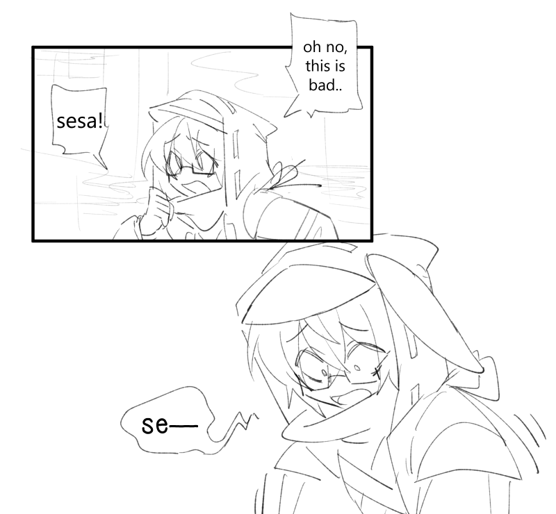 (sesadoc) my face is up here, doctor. 