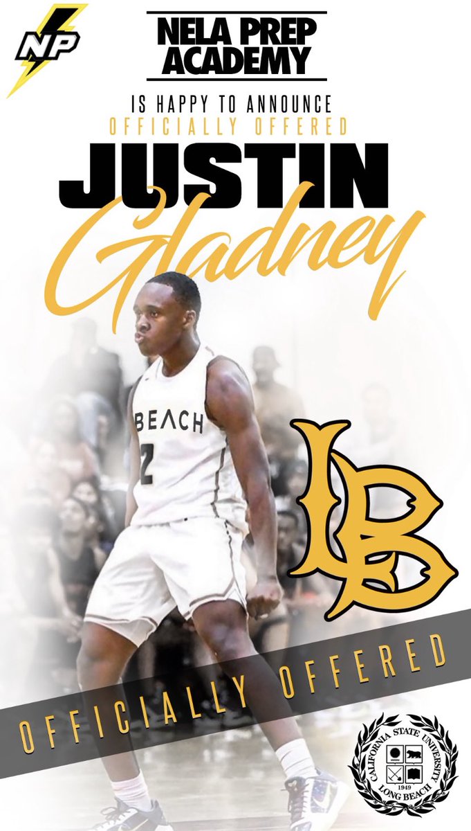 Archiebang5's tweet photo. Congrats to @JustinGladney1 on his offer to @LBSUhoops @LBSUAthletics in @BigWestSports #LongBeach @nelaprep⚡️ @Keyz05 

🎨 @_OmarAGonzalez https://t.co/EfXdZawLUW