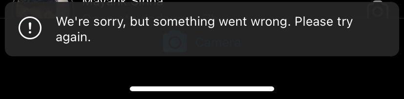 SiddiqueeAquib's tweet image. I keep  getting this @instagram @fbplatform  #Instagram #instabug 😤😑